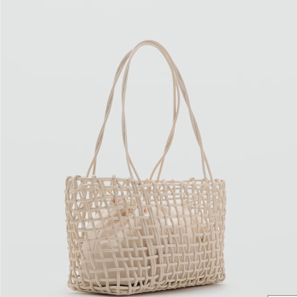 Mango Woven Tote - Picture 2 of 7